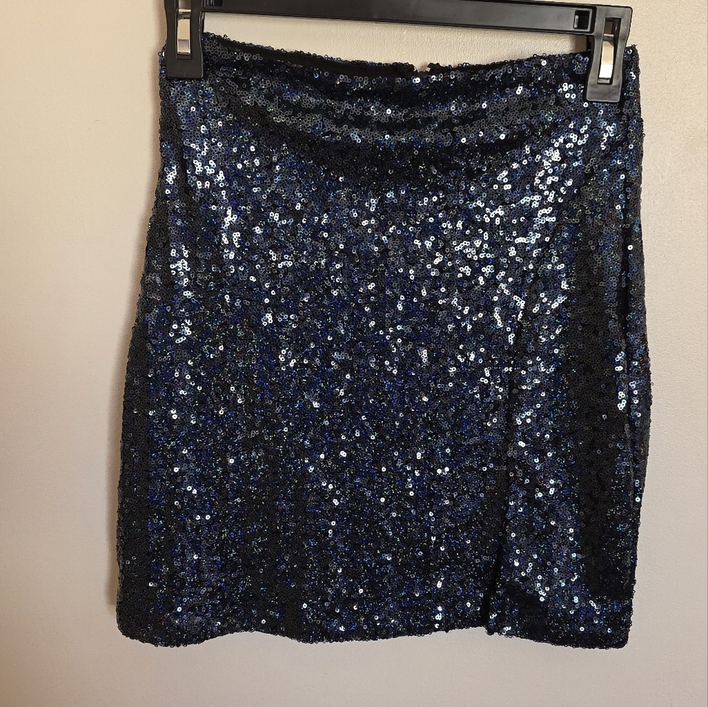 Windsor Mini Skirt Womens XSmall Blue Seqiun Coquette Maximalist Angelcore Fairy